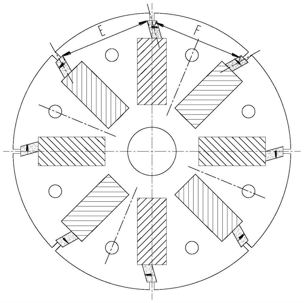 Permanent magnet synchronous motor rotor and permanent magnet motor