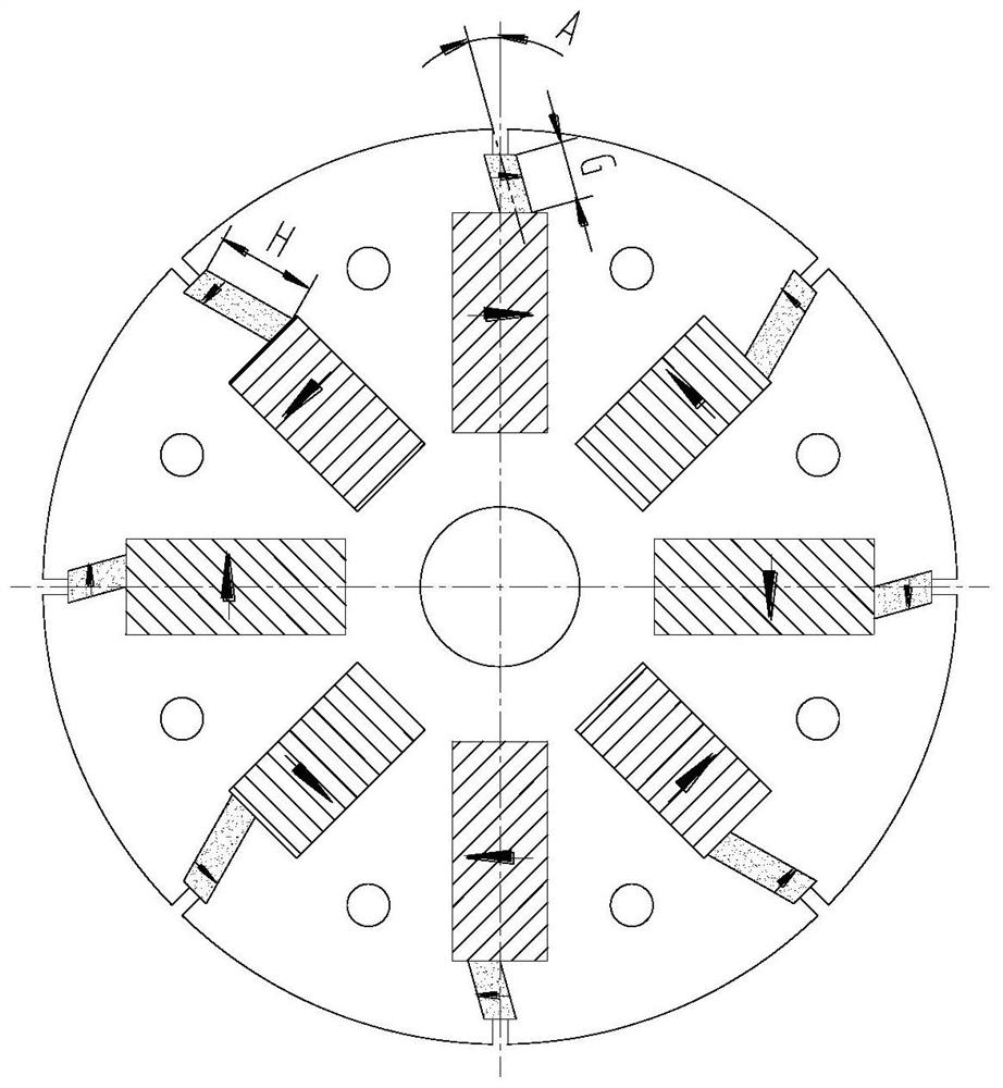 Permanent magnet synchronous motor rotor and permanent magnet motor