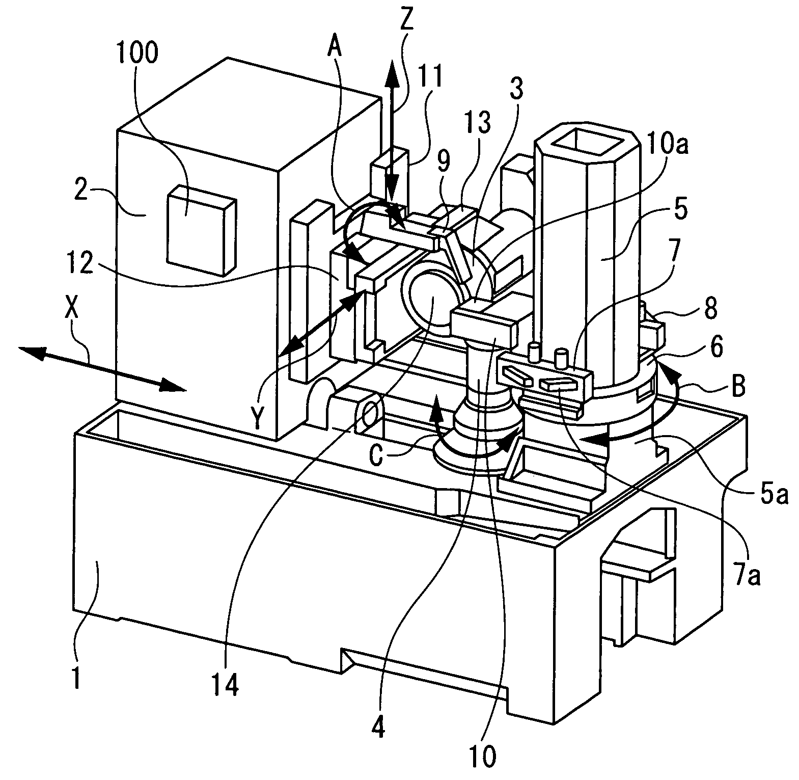 Gear grinding machine, method for dressing threaded grinding wheel and method for grinding work