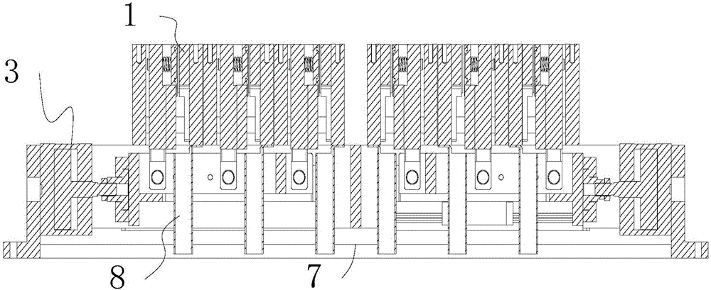 Decorative strip supply method and transverse die-cutting part suitable for same