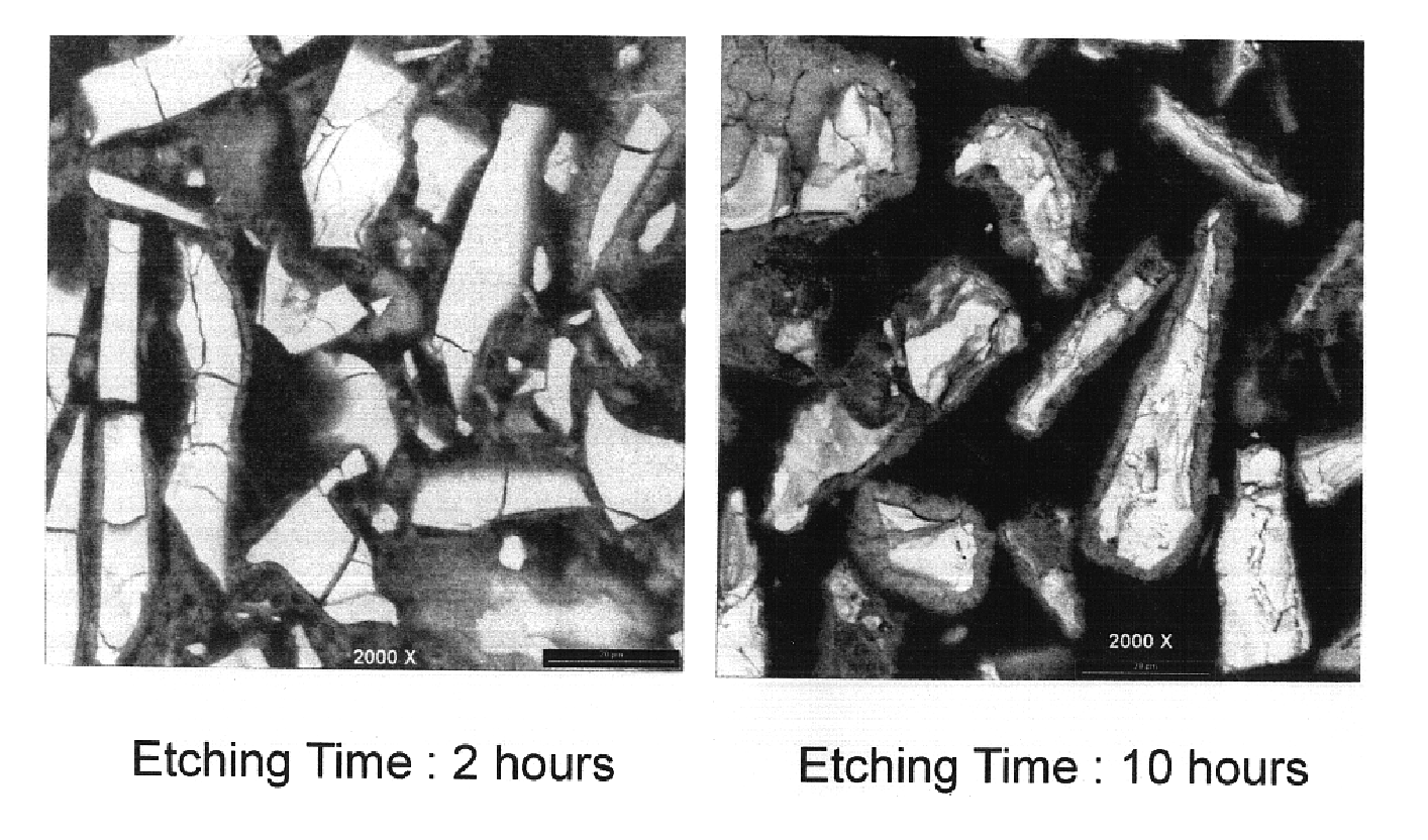 Coated catalytic material with a metal phase in contact with a grain boundary oxide