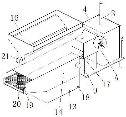 Automatic chip removal device for machine tool