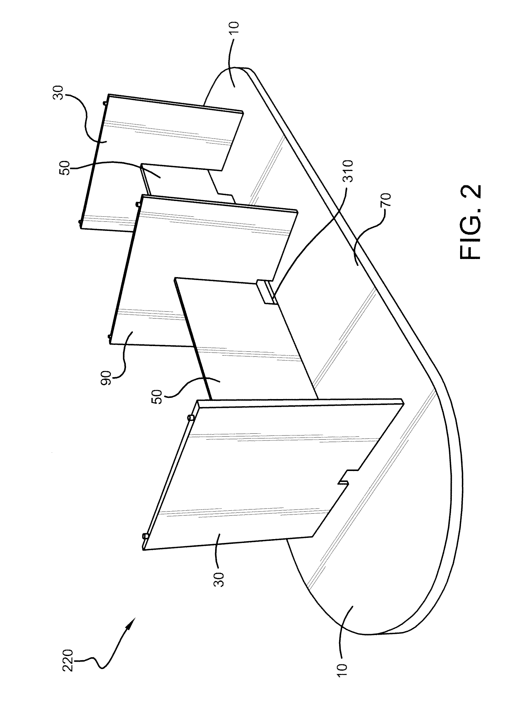 Modular conference table