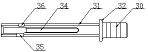 Compressed air nail-shooting gun