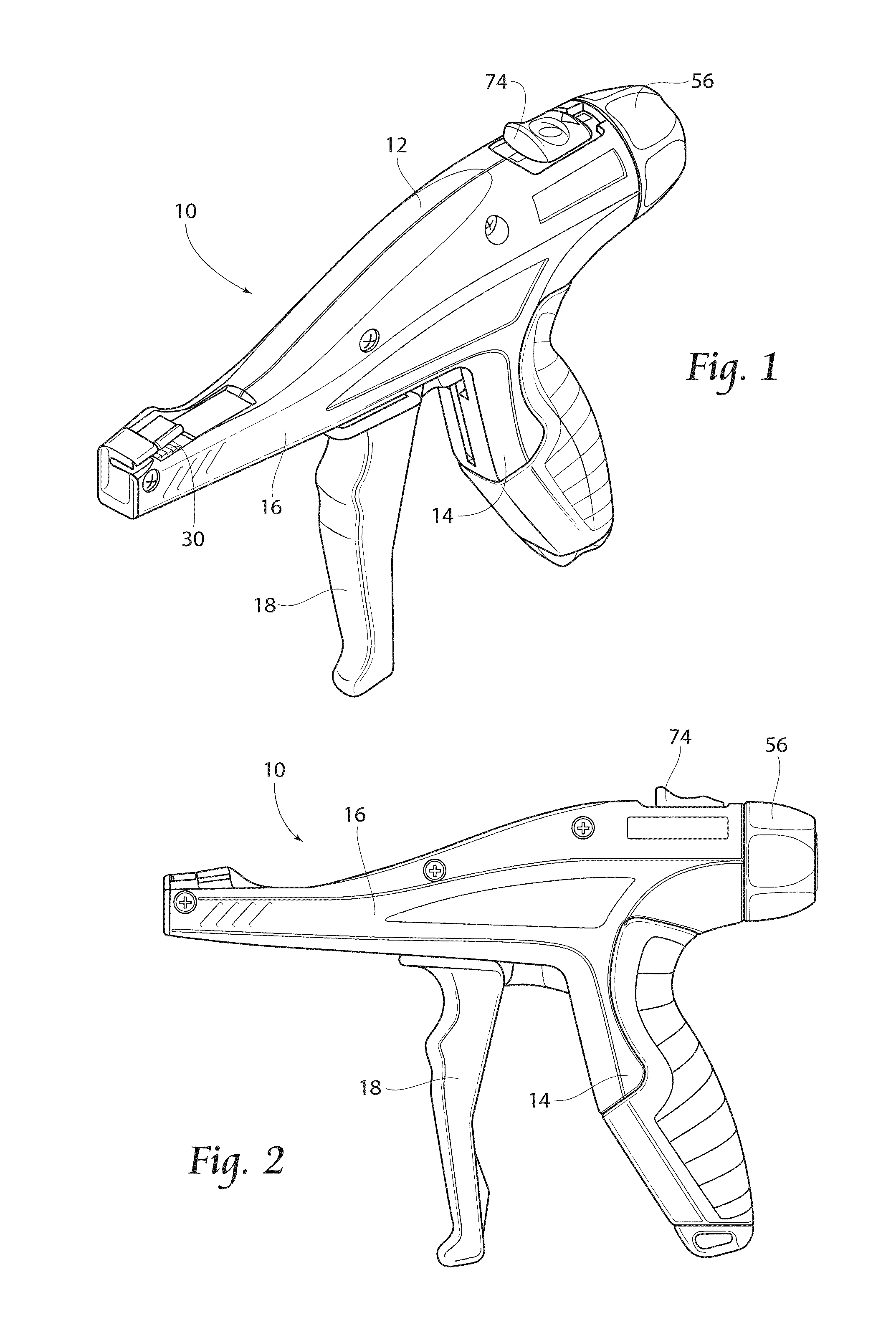 Cable tie tensioning and cut-off tool