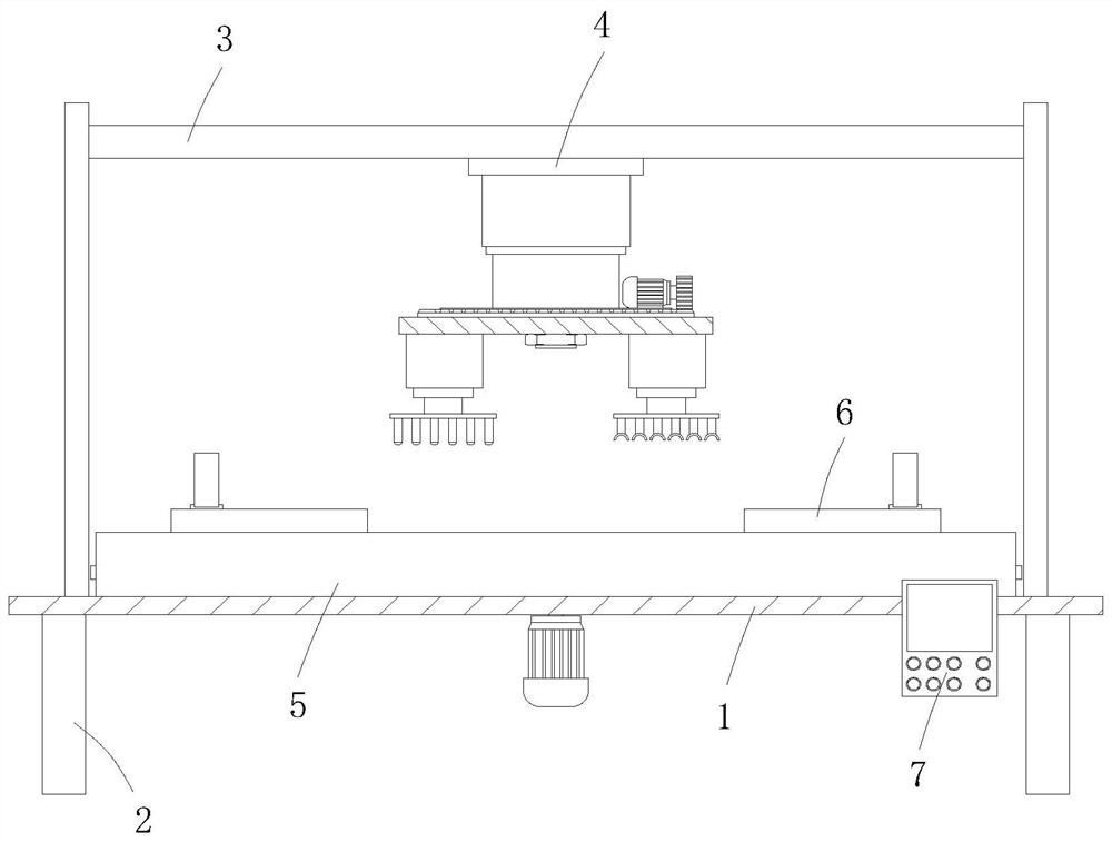 Quick wiring device for multi-core cable and operation method