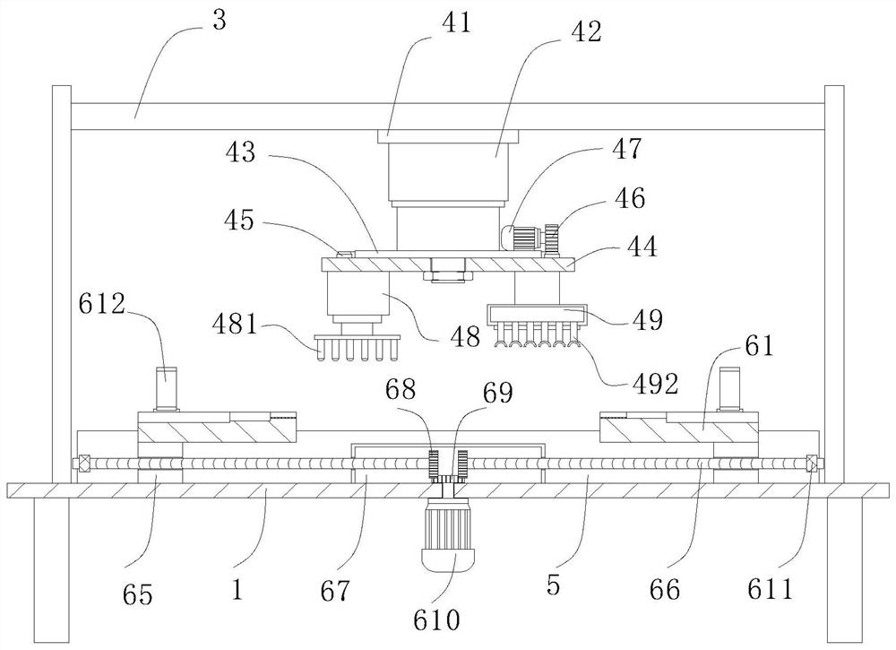 Quick wiring device for multi-core cable and operation method