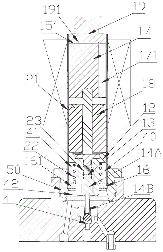 A solenoid valve for a compressor