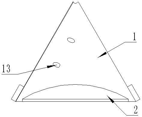 Water drainage device for pendulum coordinatograph