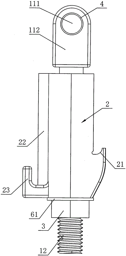 A quick connection device with an open container body and a sealing cap