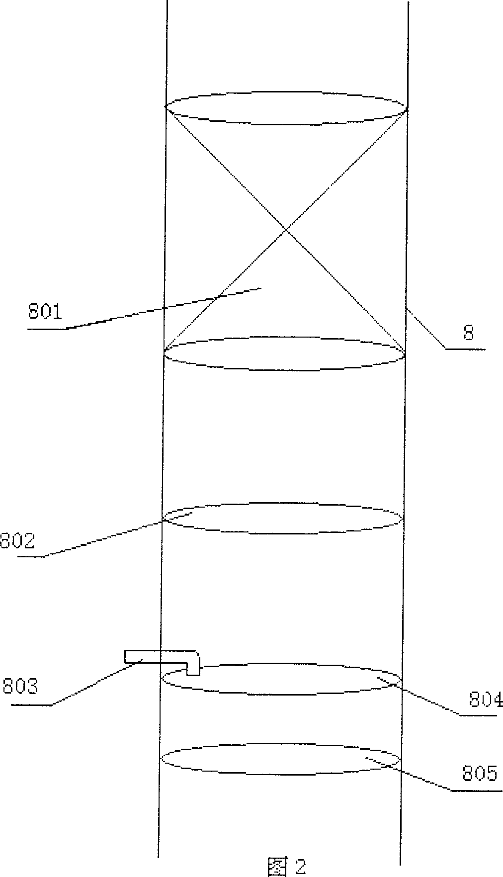 Gas field methanol sewage disposal process