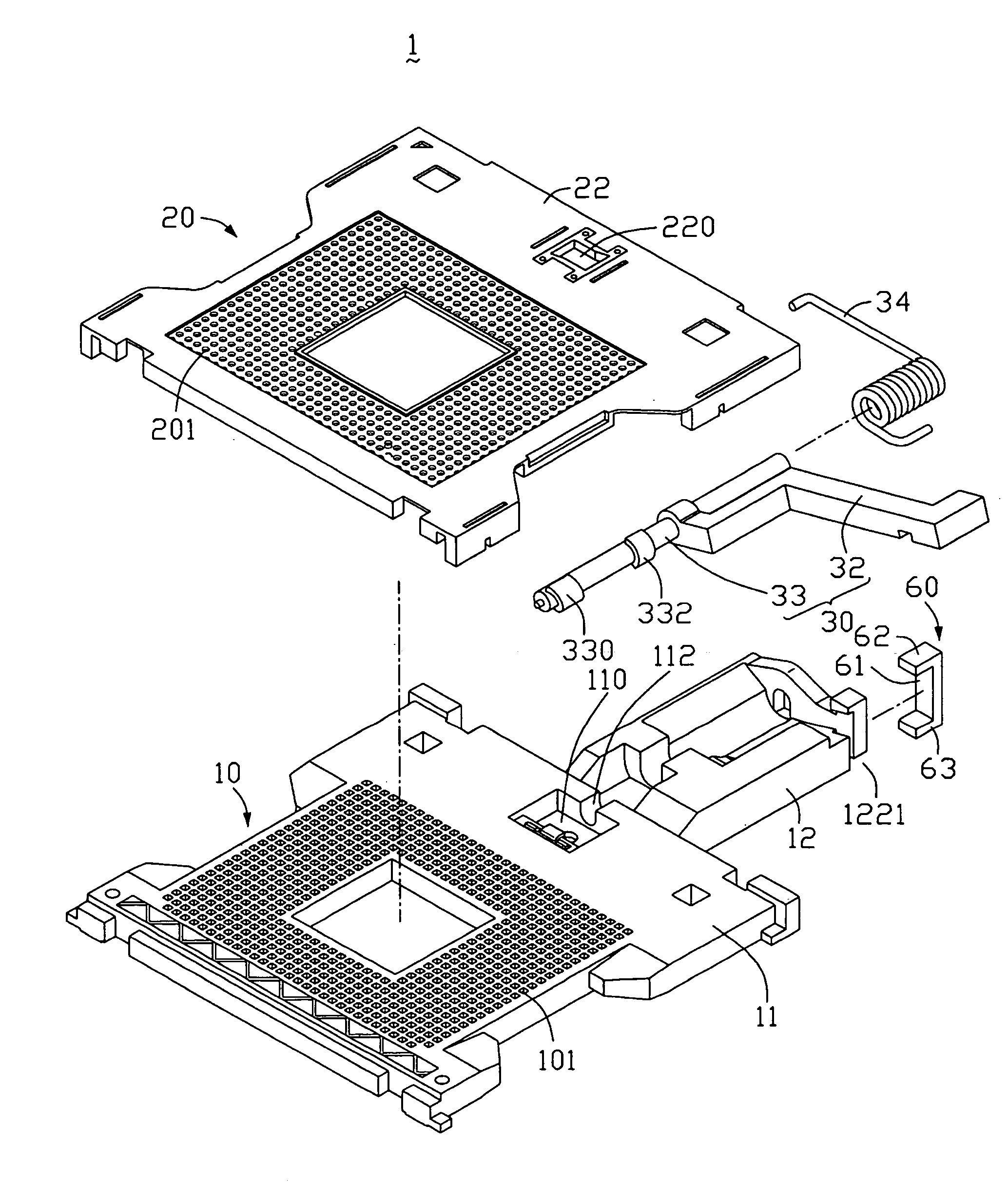 Electrical connector with retention clip