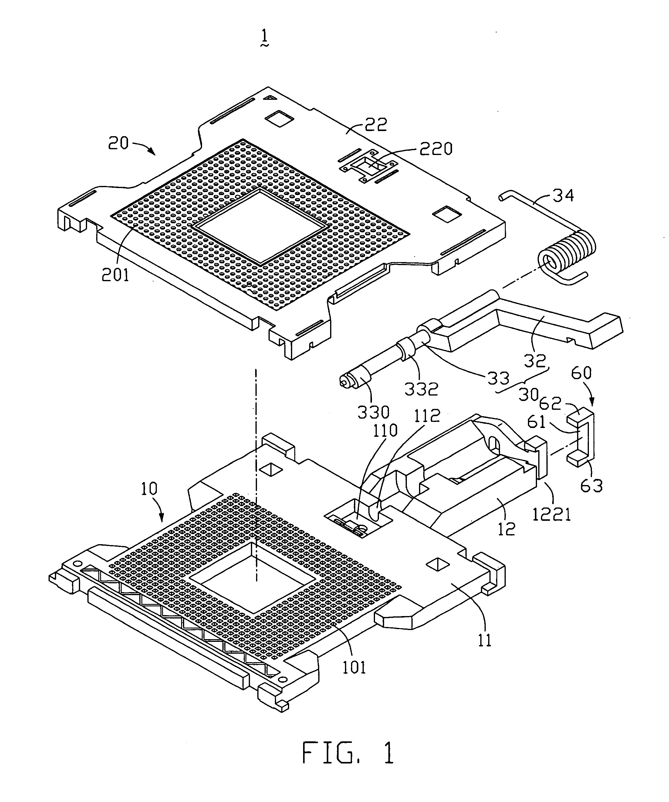 Electrical connector with retention clip