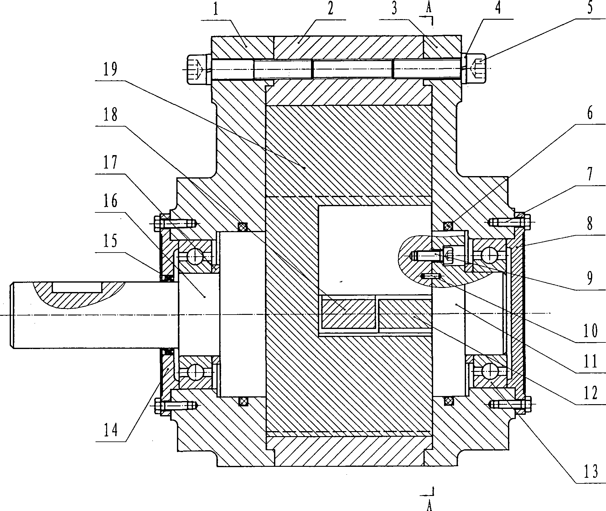 Noncircular stator inner loop curve single-action vane pump