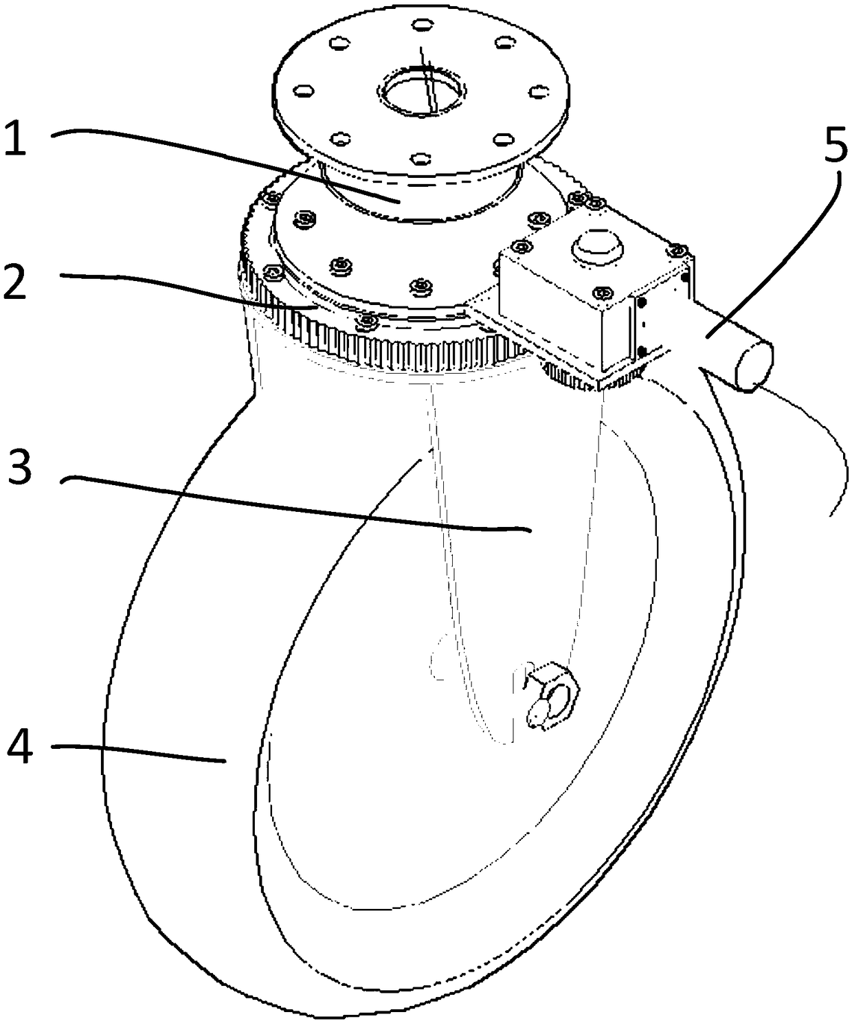 Automatic driving steering system and vehicle