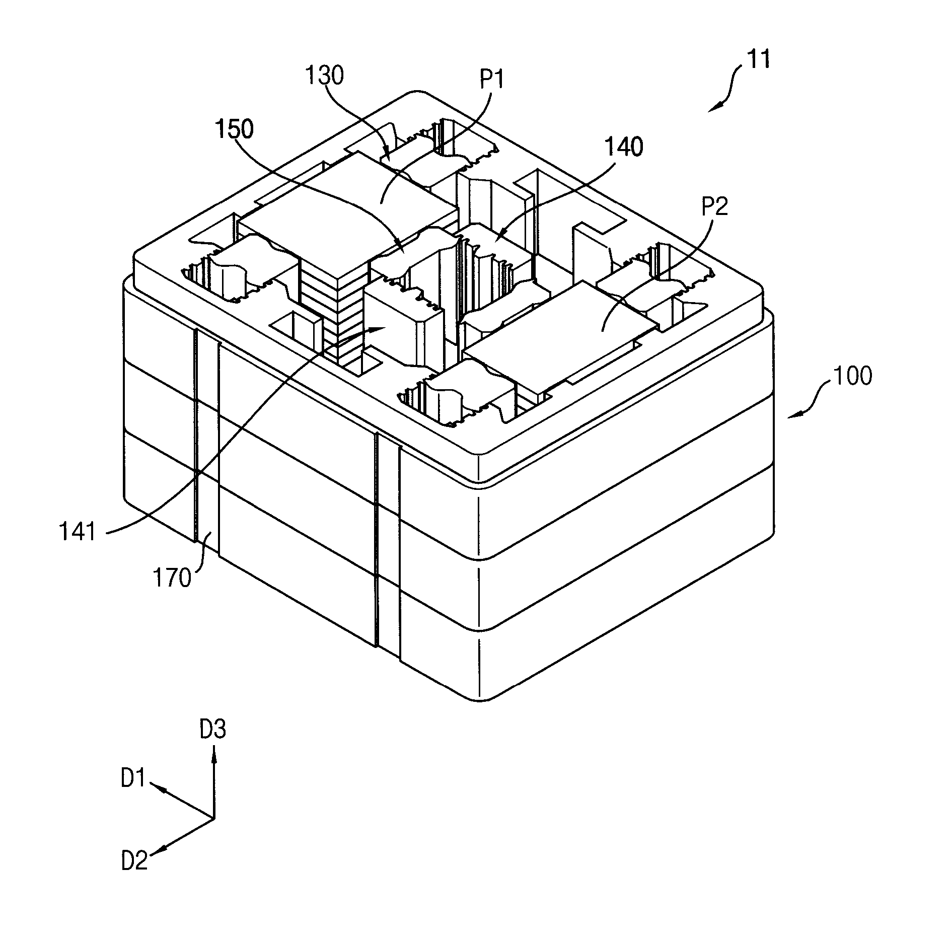 Substrate storage container