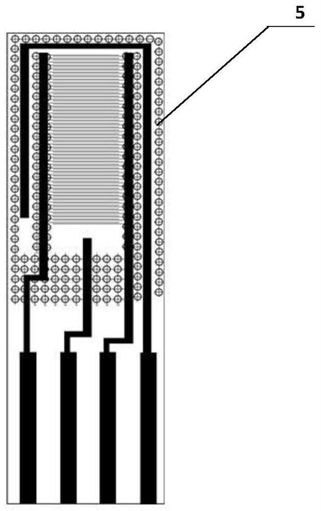 Four-pin dual-working high-precision photoelectric transparent interdigital electrode containing insulating protective film and application of four-pin dual-working high-precision photoelectric transparent interdigital electrode in photoelectric joint detection