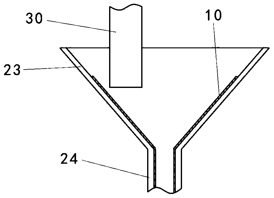 A kind of filling method of bird's nest bottle with small bottle mouth and natural filling auxiliary agent thereof