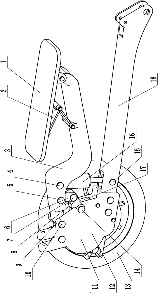 Pedal driving device