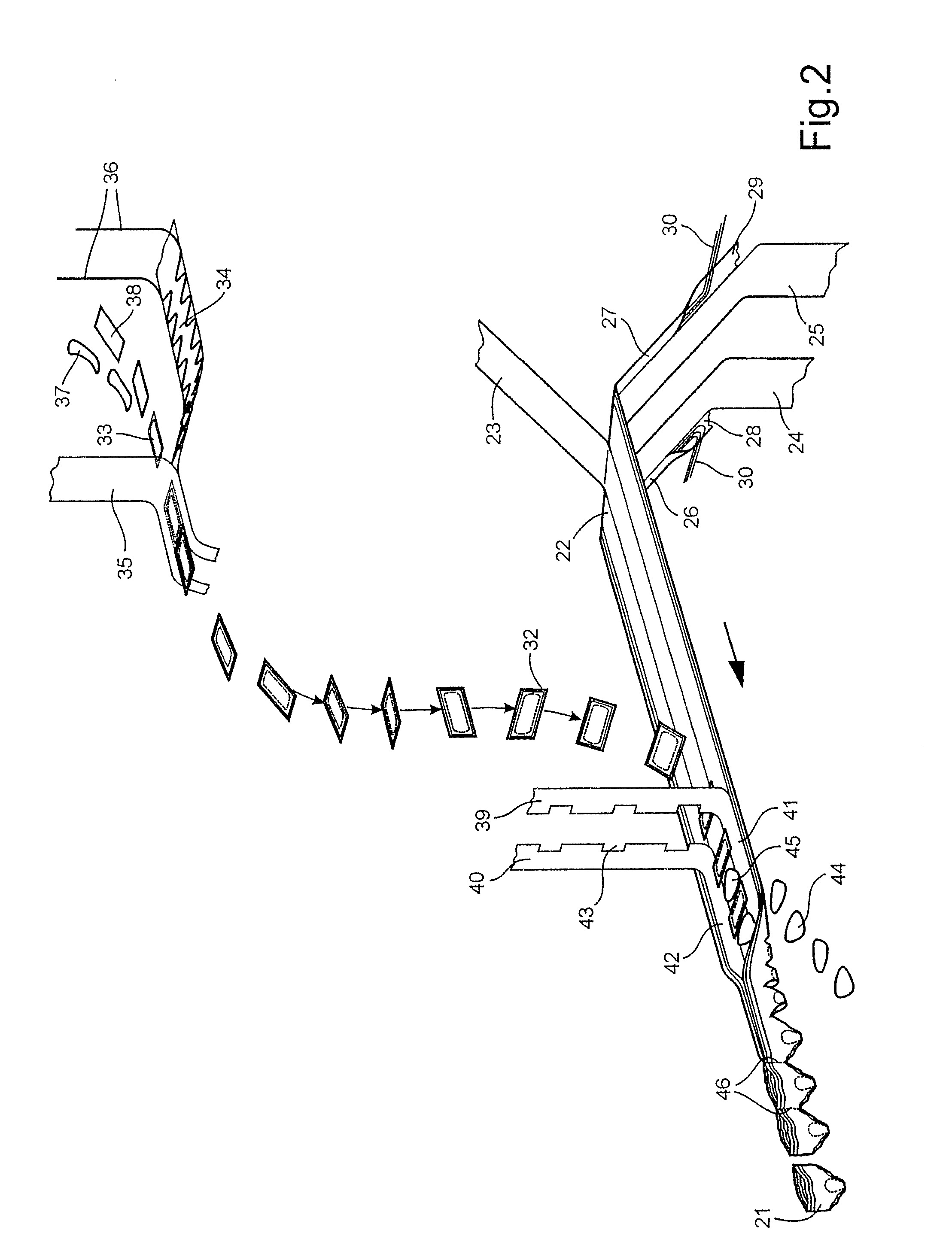 Pant-type absorbent article and a method for producing pant-type absorbent articles