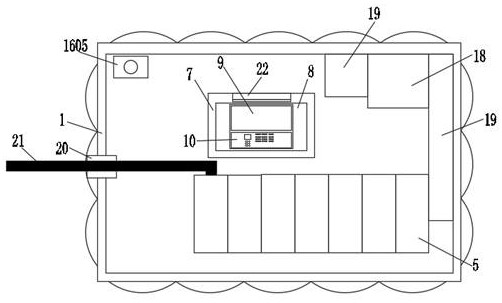 Buried ring network intelligent box for urban construction