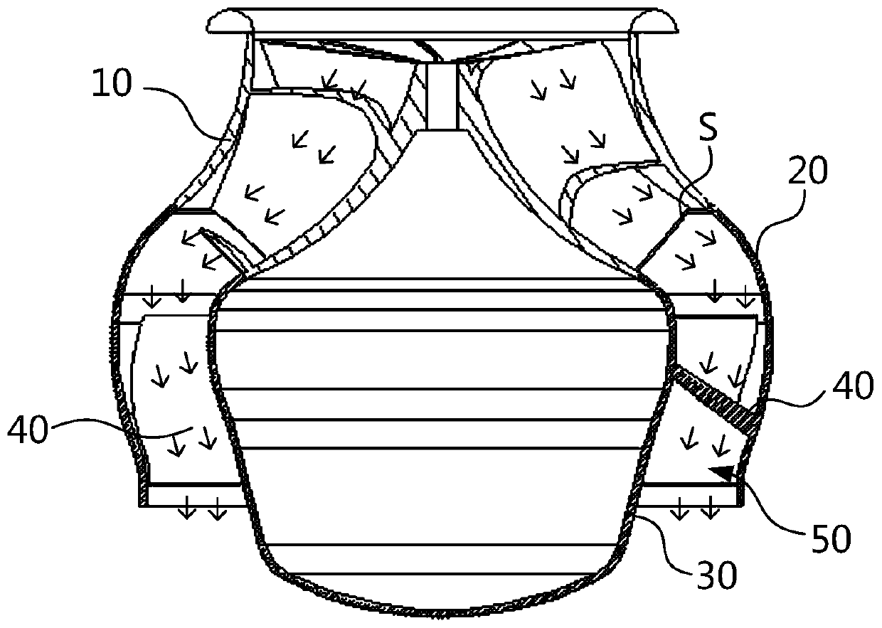 Racemization structure, mixed flow fan assembly and air conditioner