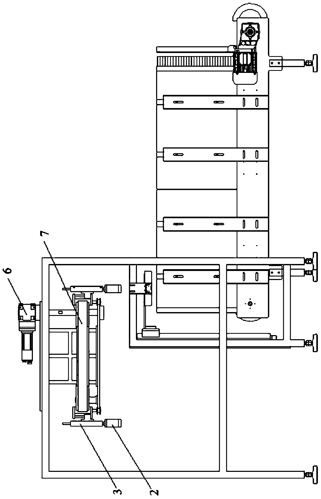 Partition plate automatic putting machine