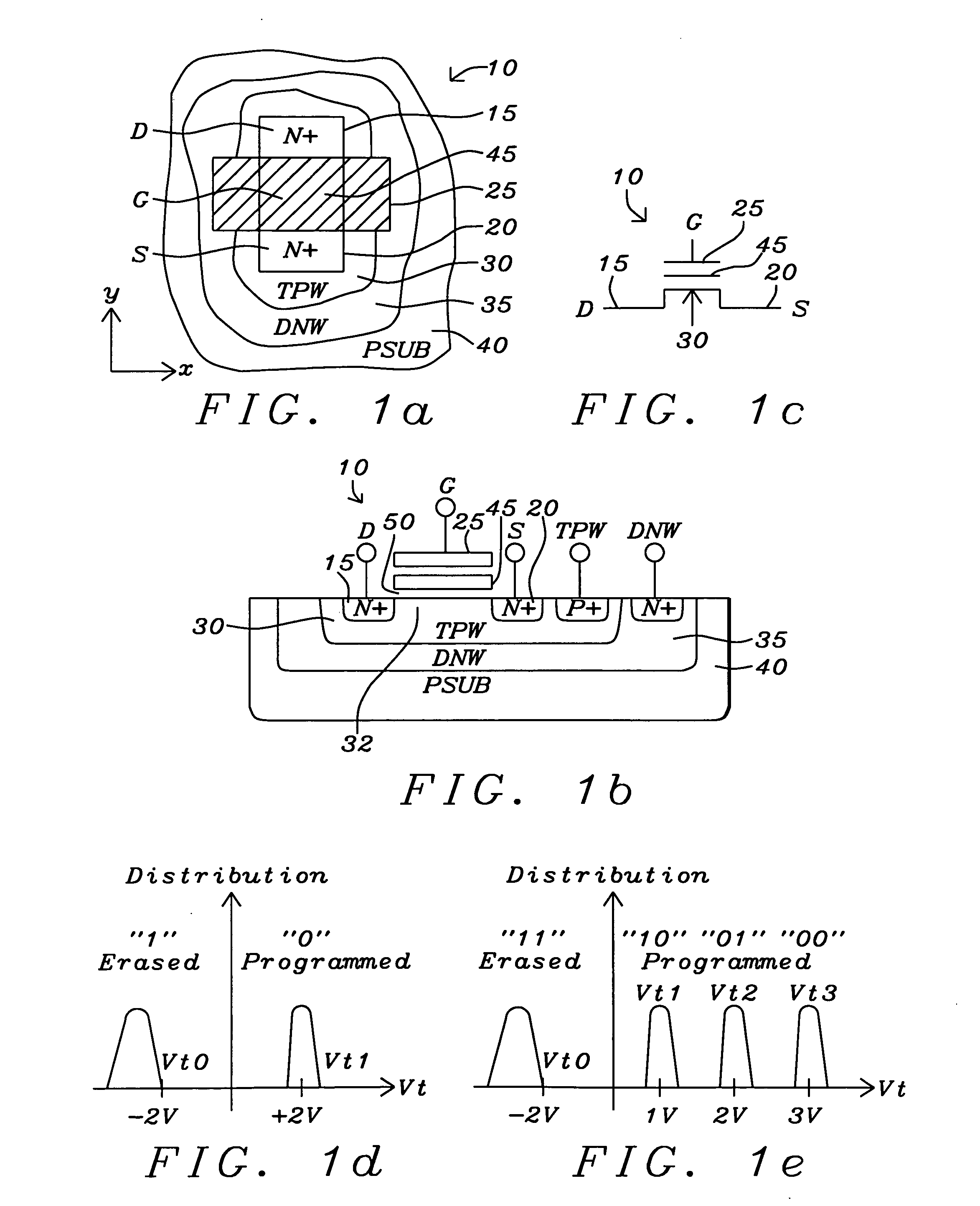 NAND string based NAND/NOR flash memory cell, array, and memory device having parallel bit lines and source lines, having a programmable select gating transistor, and circuits and methods for operating same