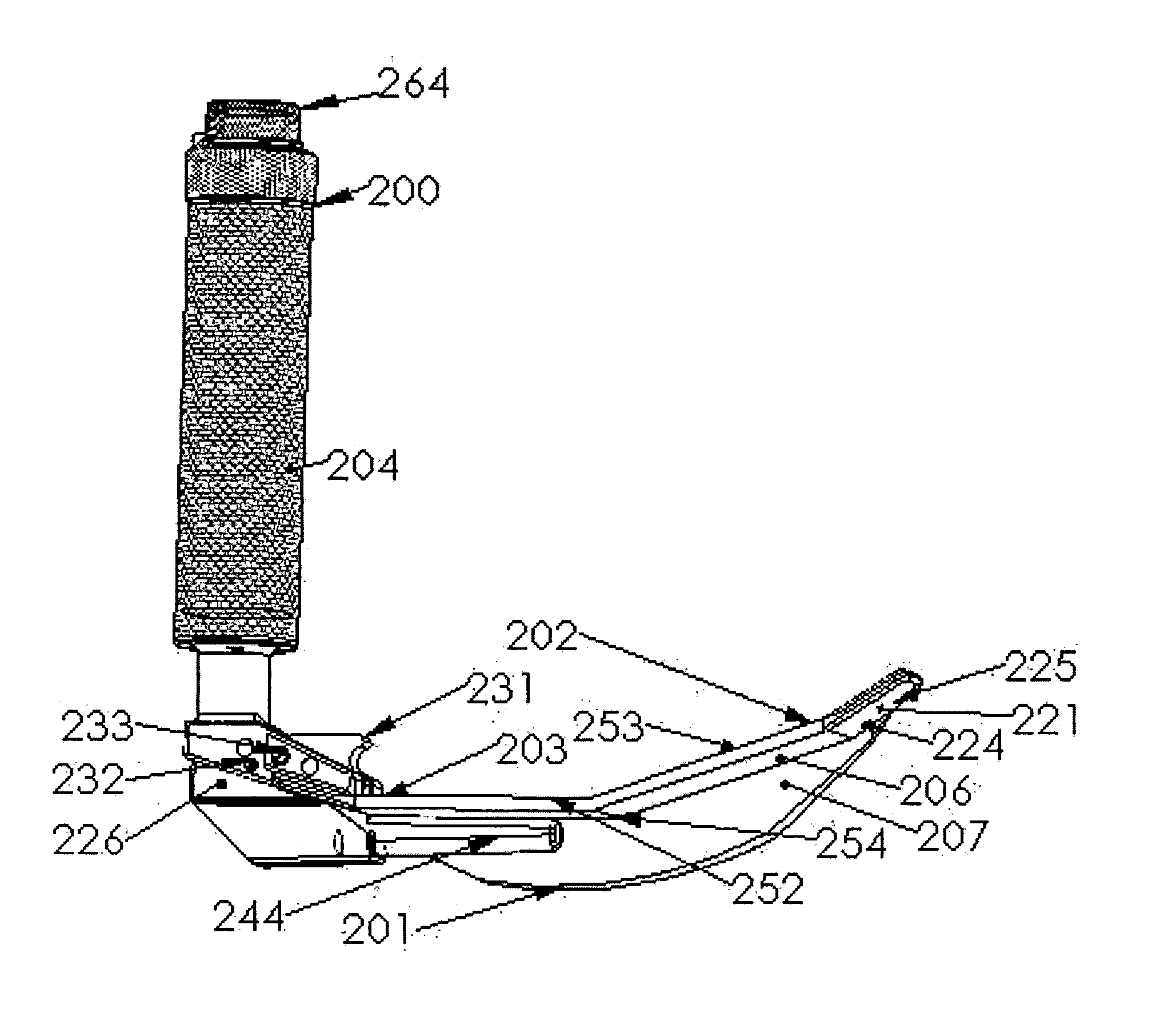 Intubation laryngoscope with detachable blades