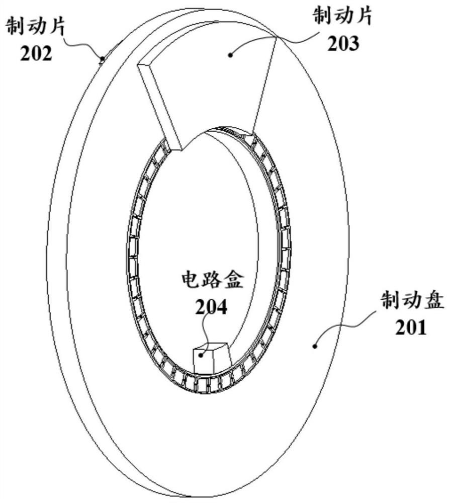 Friction power generation device based on friction brake and friction brake