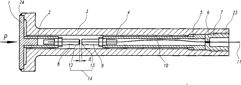 Novel optical fiber temperature and pressure sensor