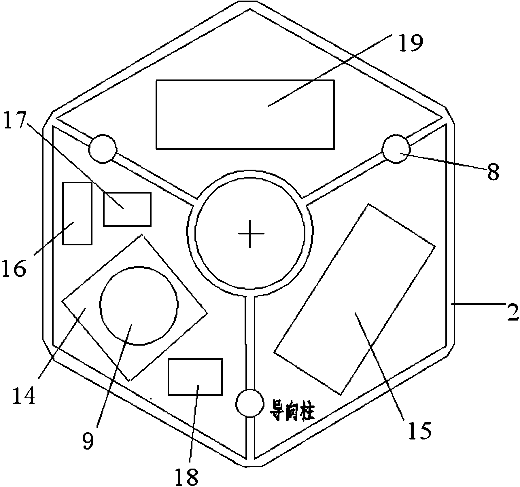 Offshore nuclear power platform with cylindrical foundation bodies