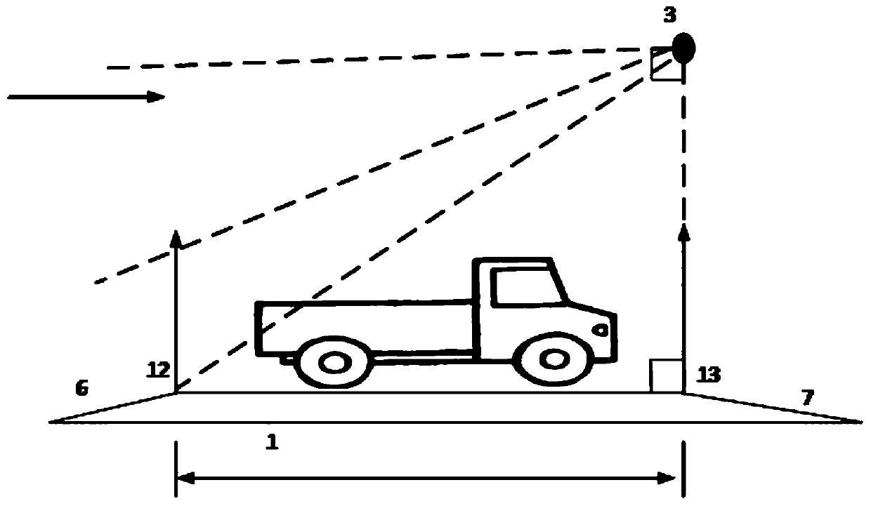 Freight vehicle weighbridge monitoring method capable of preventing weighing cheating