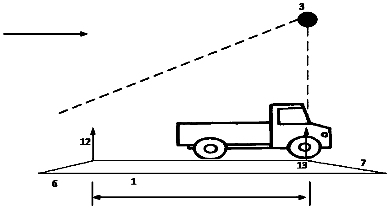 Freight vehicle weighbridge monitoring method capable of preventing weighing cheating