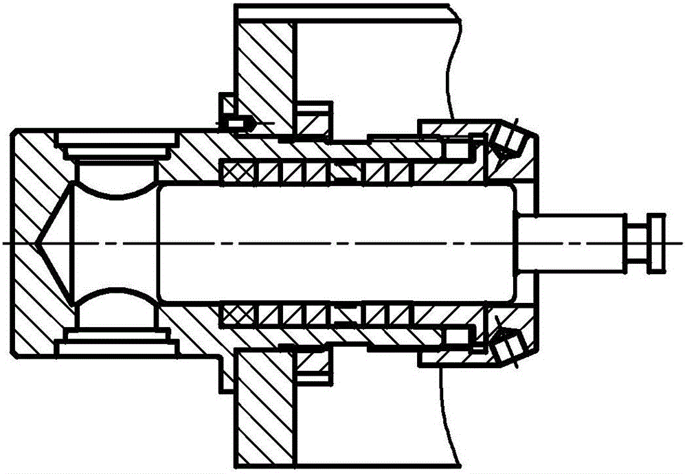 Plunger type oil diaphragm pump