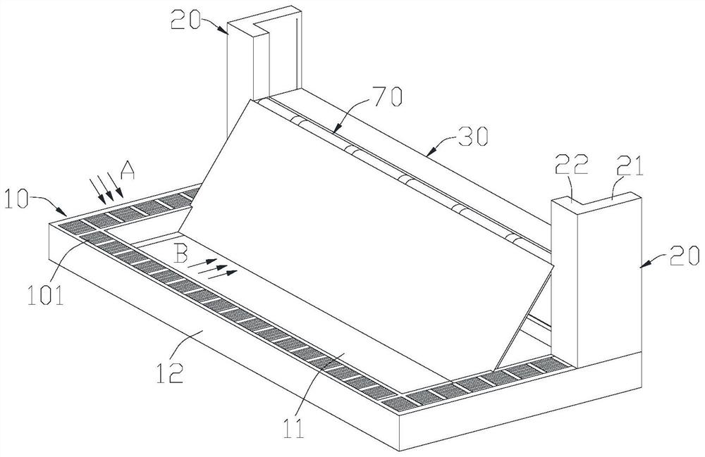 Hydrodynamic anti-flooding device