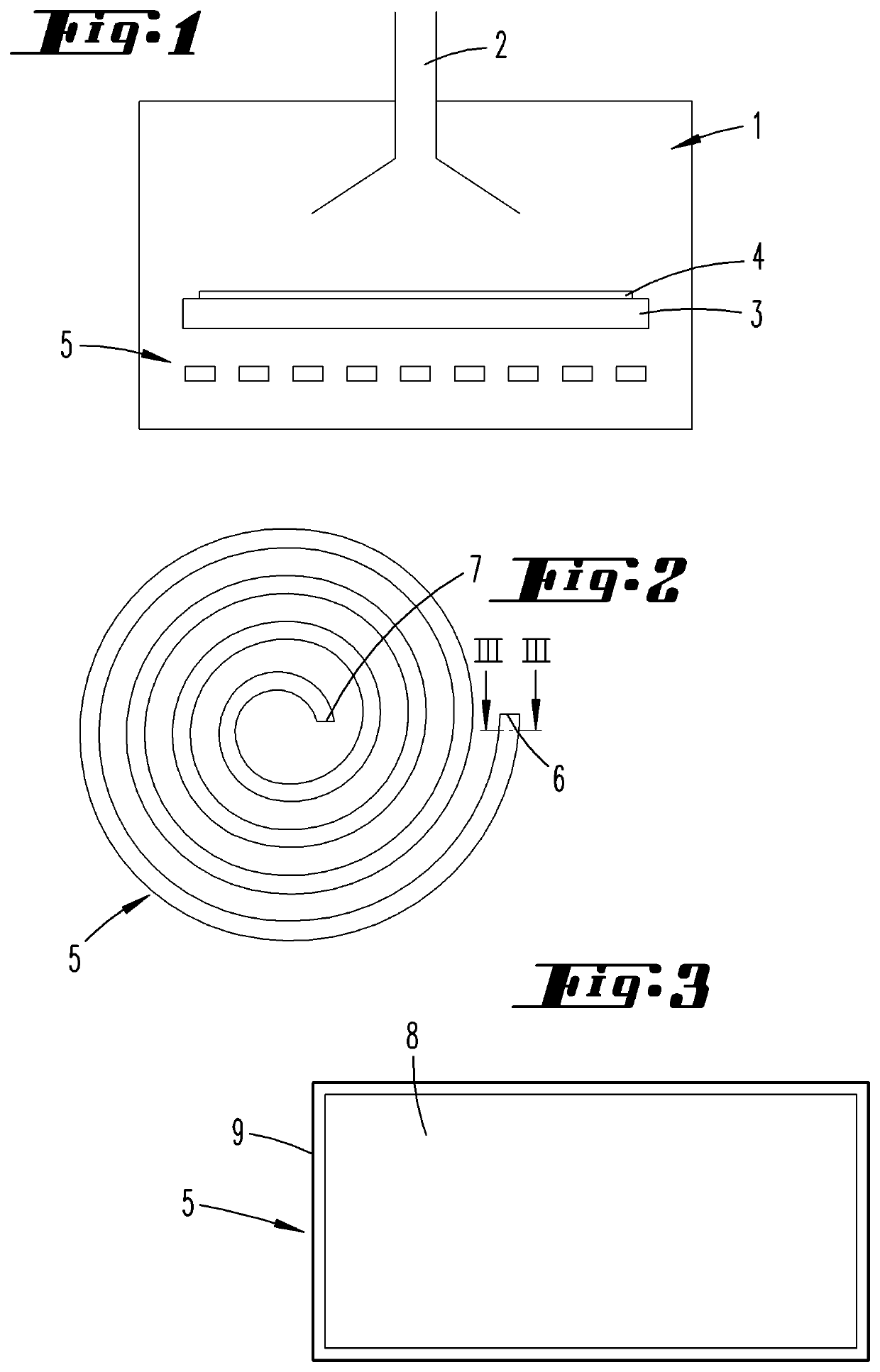 Coating device having coated transmitter coil