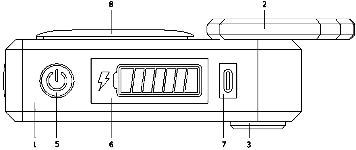 Real-time monitoring device suitable for processing customized crafts