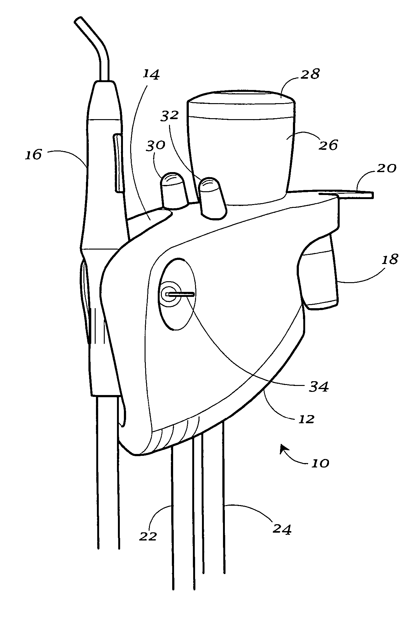 Air polishing prophylaxis system