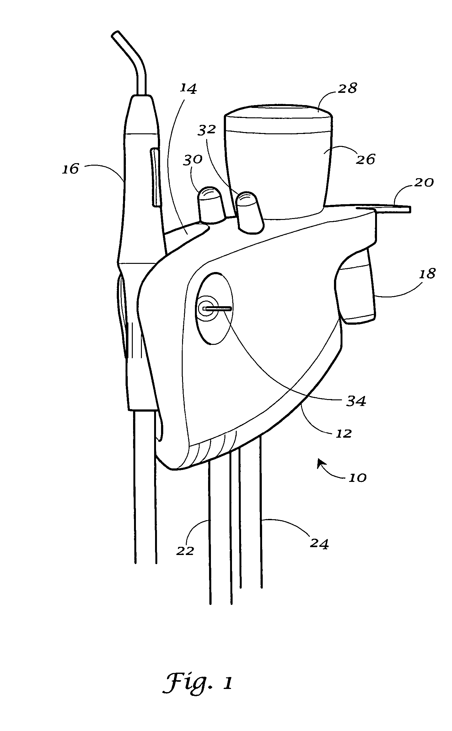 Air polishing prophylaxis system