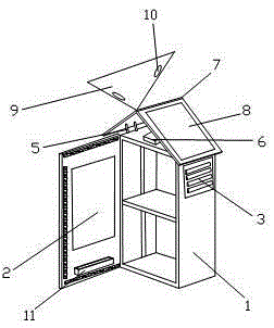 Outdoor electric power cabinet