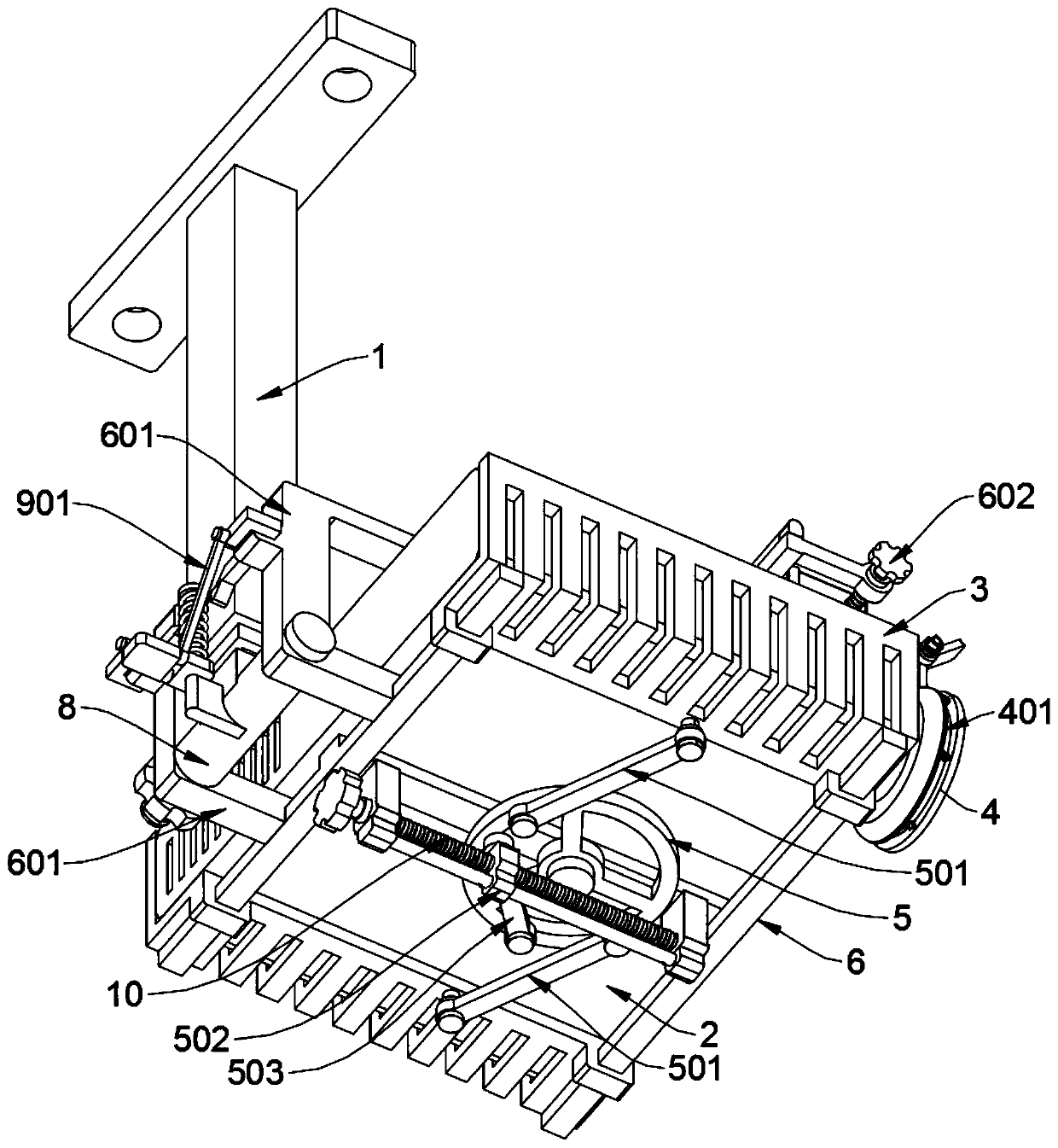 Mounting hanging bracket for multi-station conference projection equipment