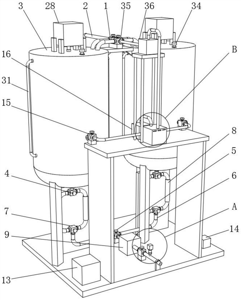 Urban intelligent water supply equipment with water quality detection function