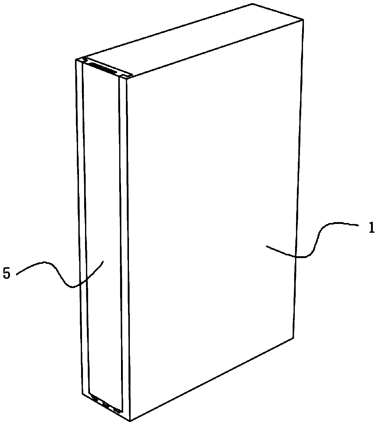 High-flame-retardant steel fireproof door made of environment-friendly filling material