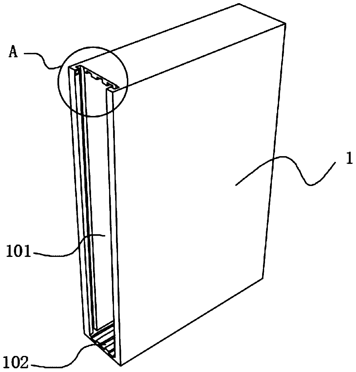 High-flame-retardant steel fireproof door made of environment-friendly filling material