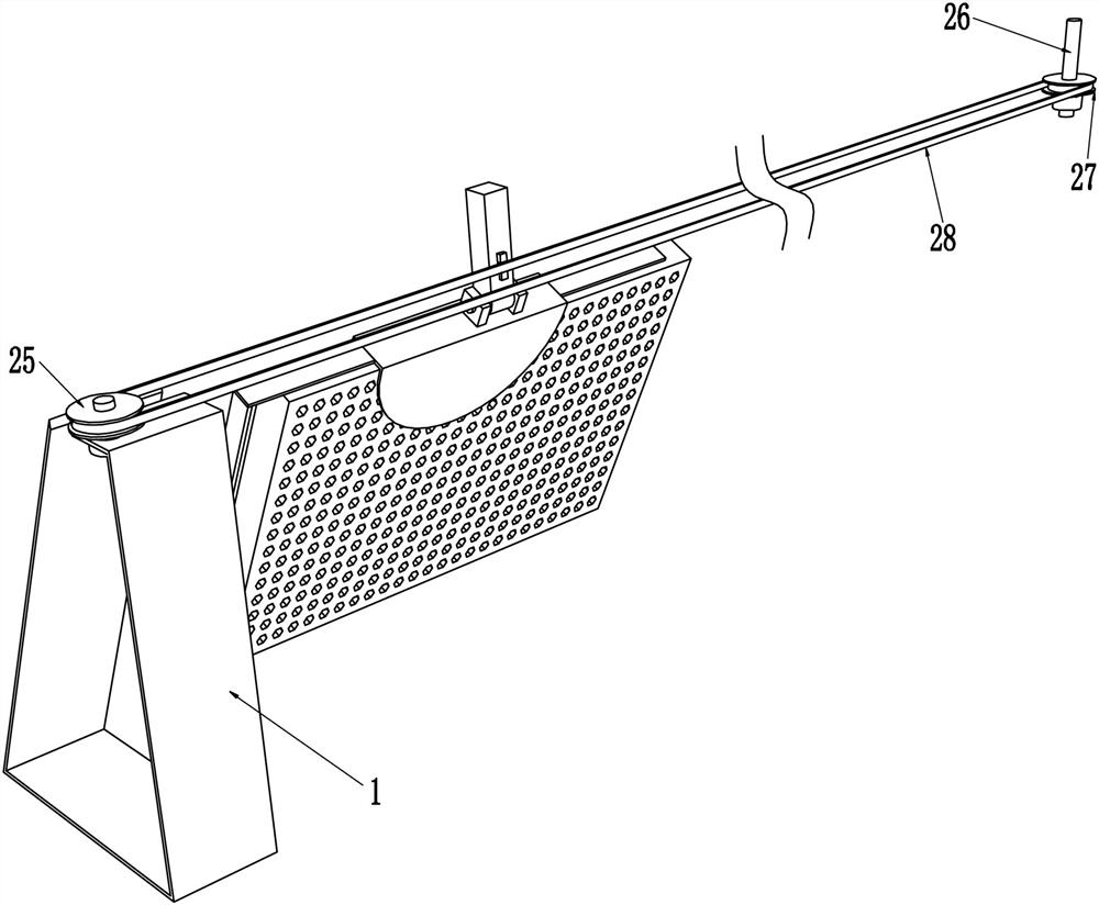 A double-sided honeycomb powder feeding machine