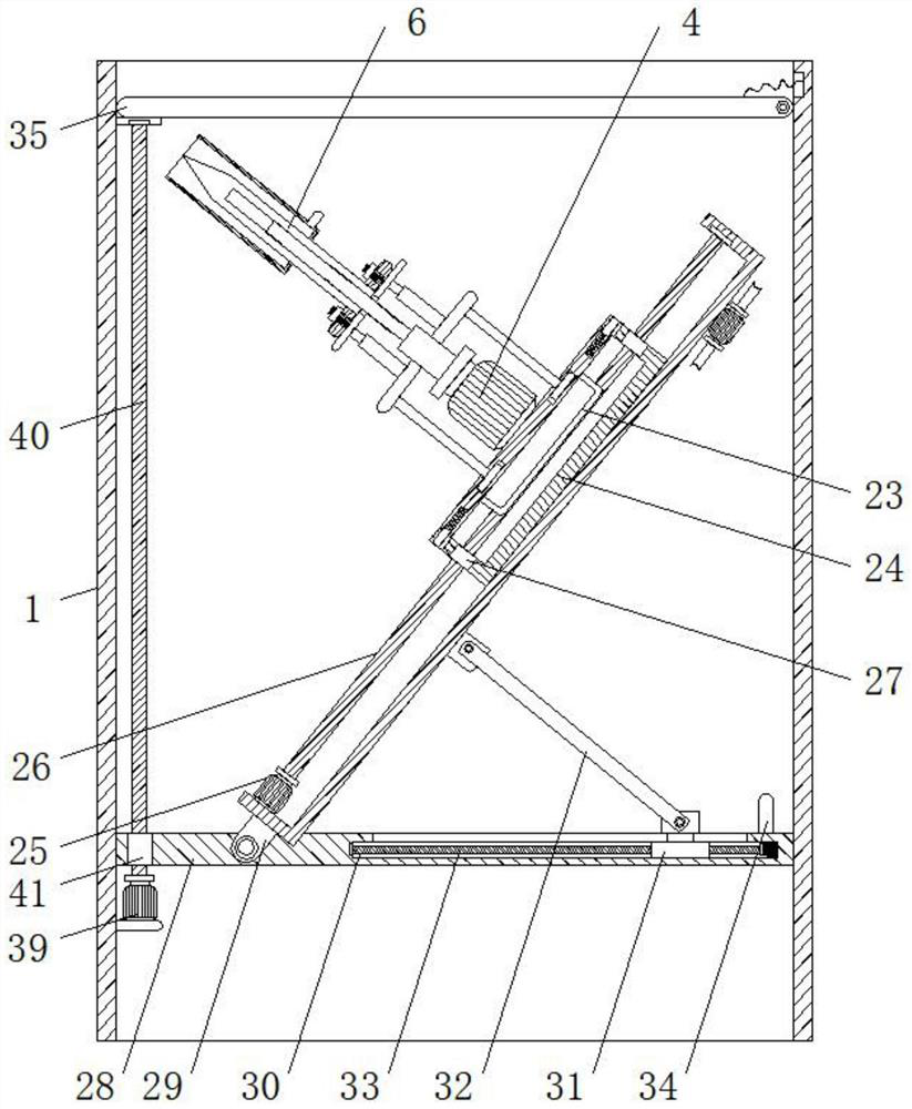 Depth-adjustable drilling device facilitating bone residue collection for orthopedics department