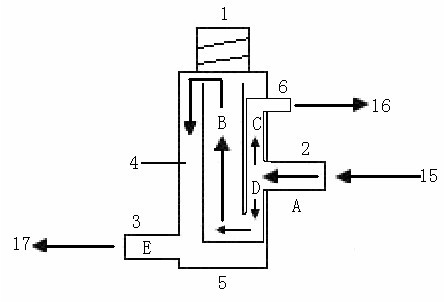 Chromatographic bottle suitable for continuous segmented sampling and sample storing