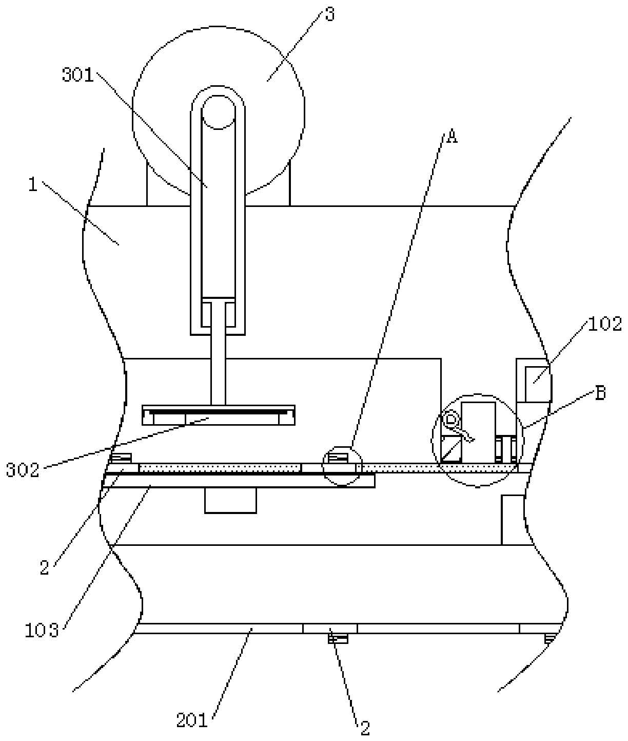 Feather correcting and shearing integrated device for badminton production