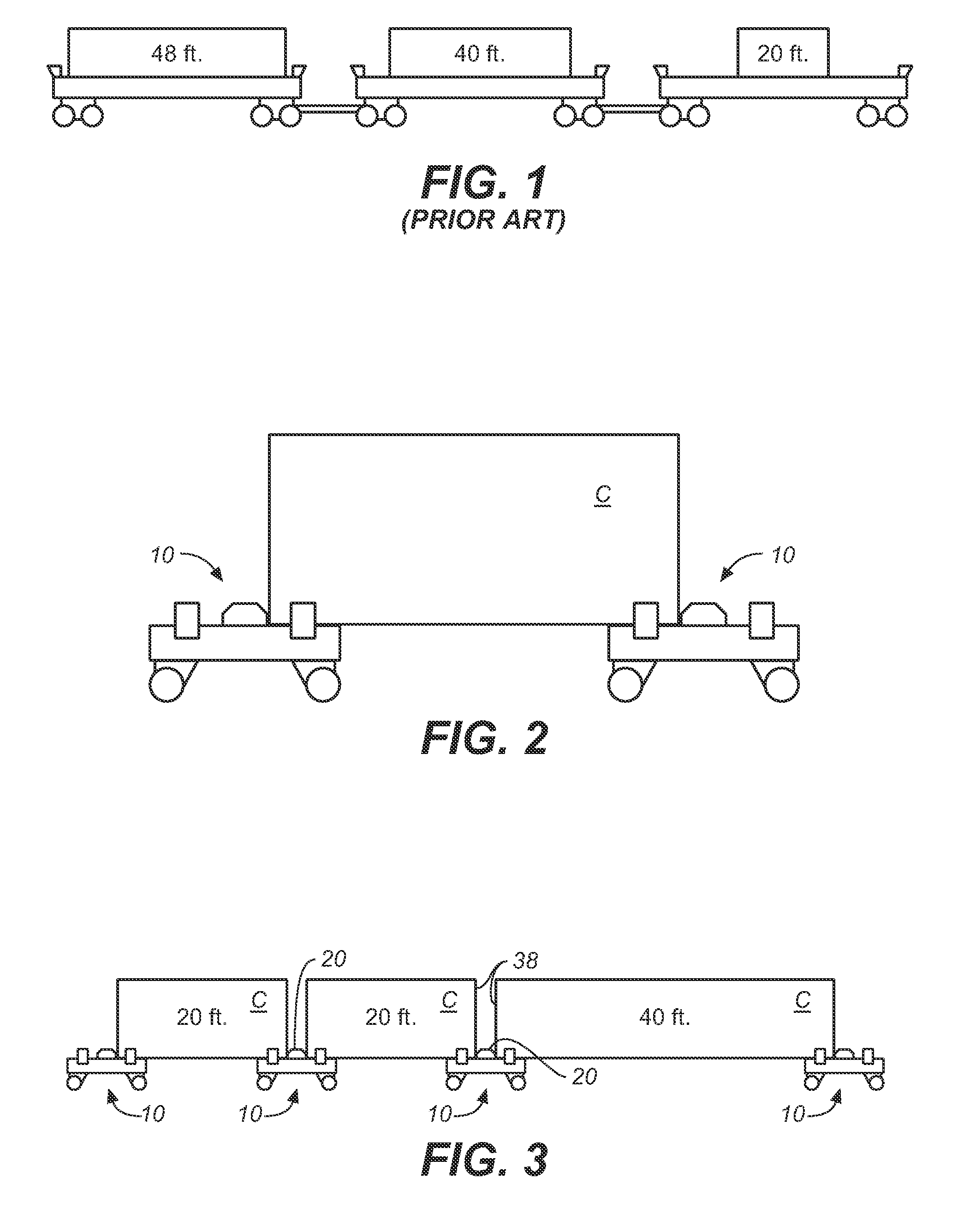 Cargo container handling cart and system using same